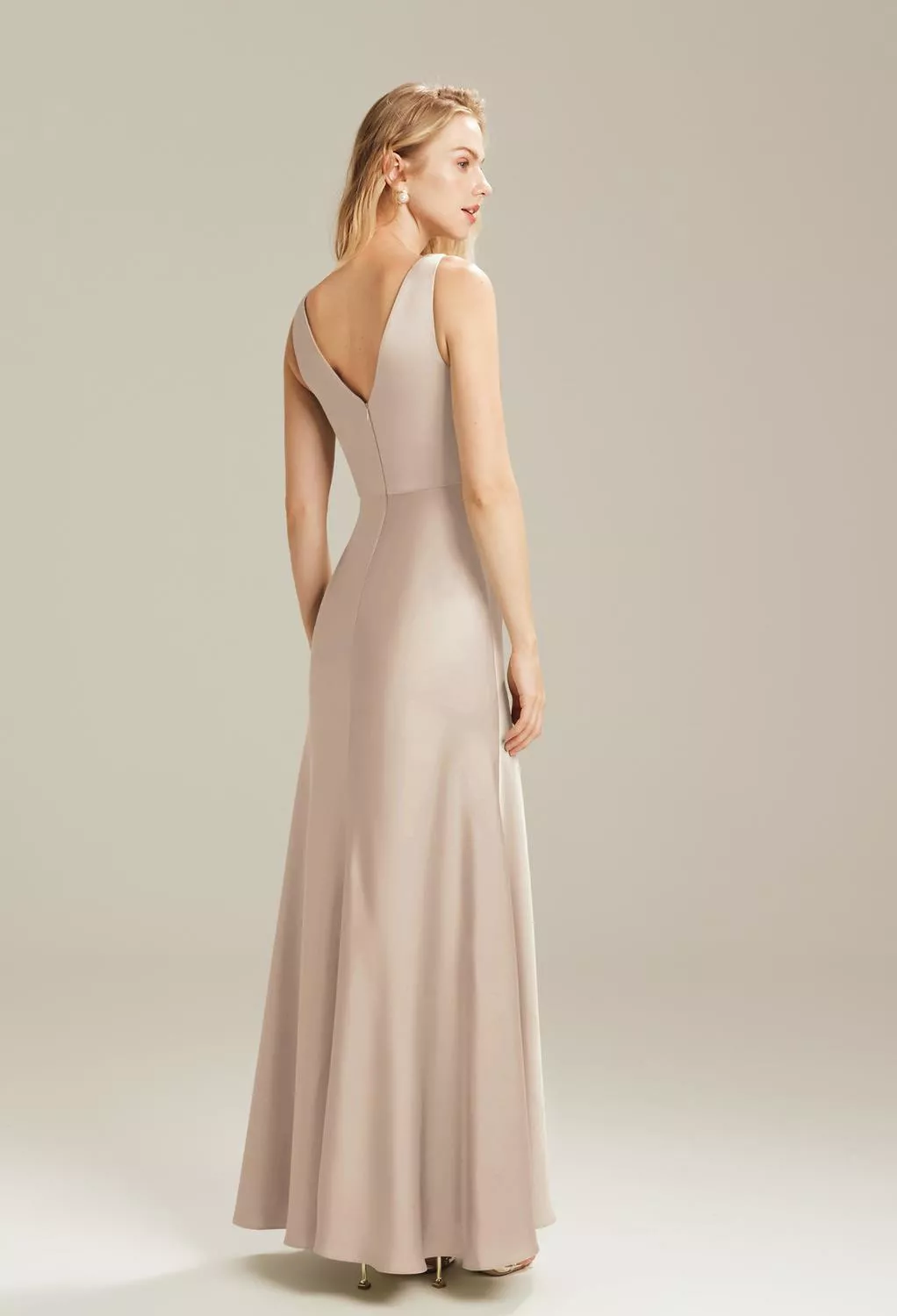 AW Giselle Taupe  Wedding Guest Dresses